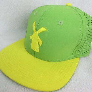 Dutch Bros Coffee Trucker Baseball Cap Neon Green